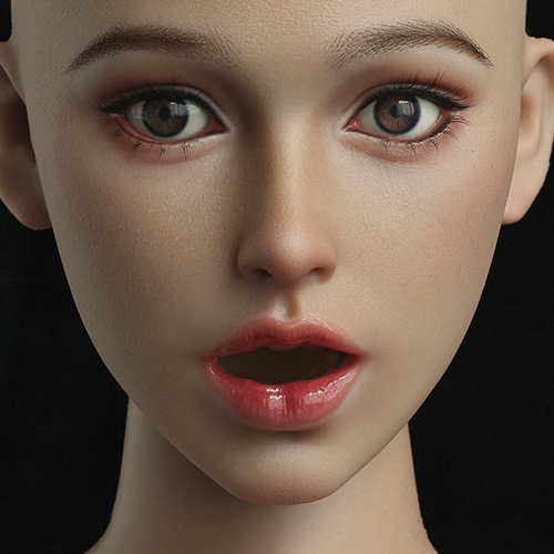 Head with textured mouth